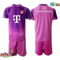 Camiseta Bayern Munich Portero Tercera Equipación para niños 2025-26 manga corta (+ pantalones cortos)